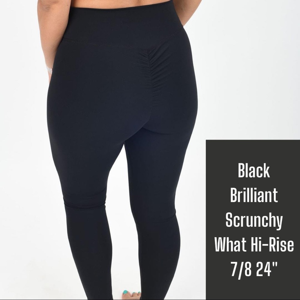 Black Scunchy What Brilliant Zyia leggings